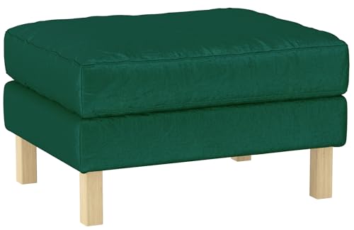 Heavy Duty Velvet Karlstad Three Seat (Not Loveseat !) Sofa Cover (Width: 205CM, Not 165CM) Replacement Custom Made Compatible with IKEA Karlstad 3 Seat Sofa Couch Slipcover (Velvet Blue Sofa)