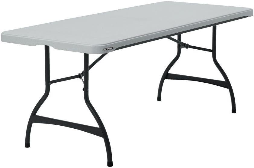 Lifetime 6-Foot Folding Tables, White Granite - Pallet Pack of 26