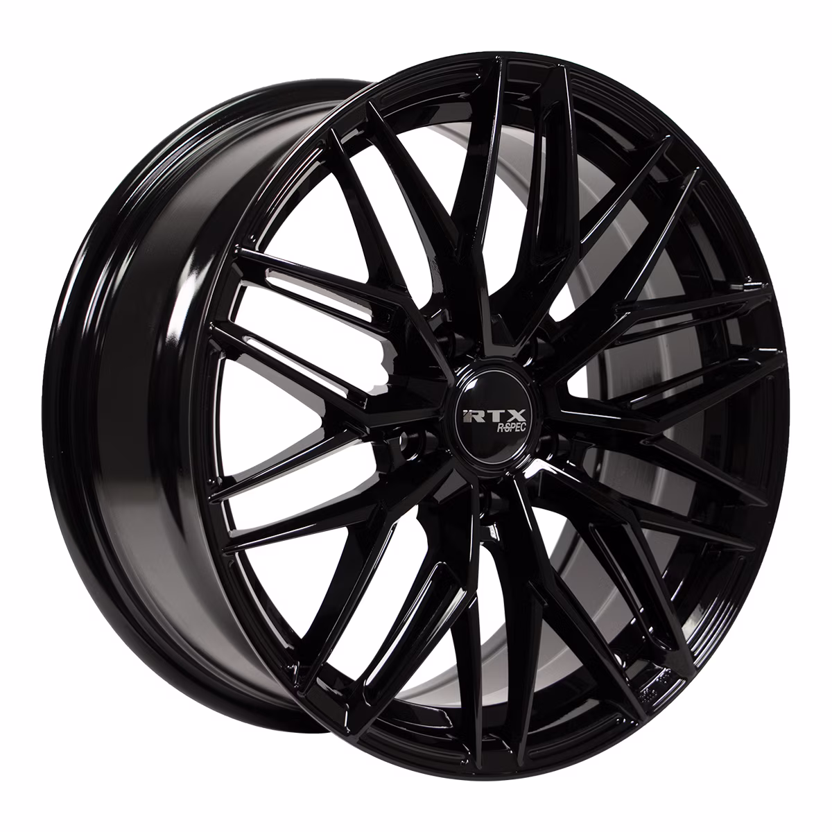 RTX SW20 17x7.5 5x114.3 ET42 CB73.1 Gloss Black Wheel