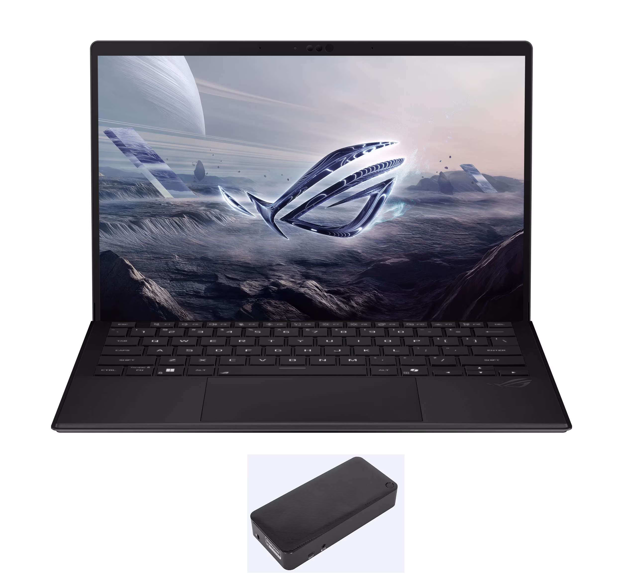 ASUS ROG Flow Creator 2-in-1 Laptop 13.4in Touchscreen LCD WQXGA Display (AMD AMD Ryzen AI MAX 395, 32GB LPDDR5X, 2TB M.2 PCIe SSD, RGB KB, WiFi 7, Webcam, Bluetooth 5.4, Win 11 Pro) w/USB-C Dock