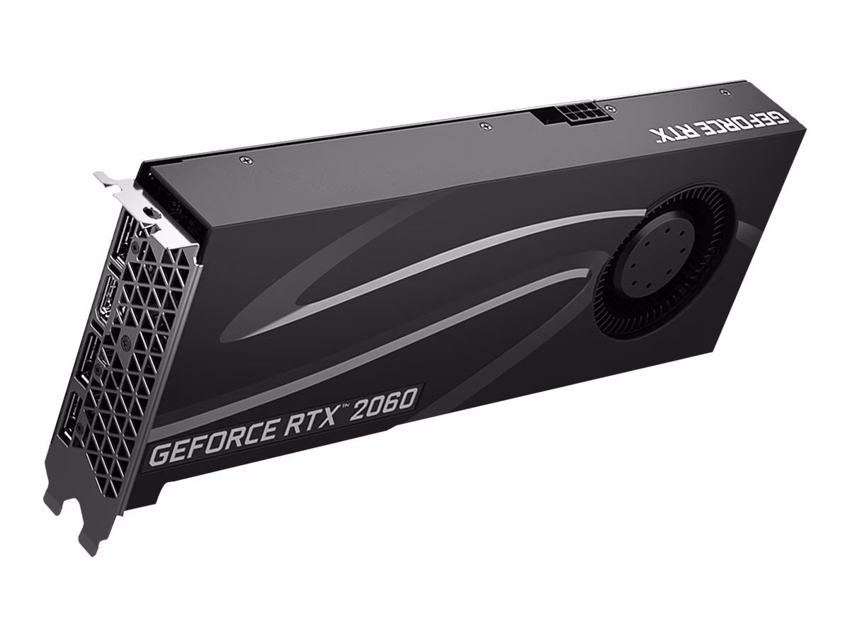 PNY NVIDIA GeForce RTX 2060 Graphic Card, 6 GB GDDR6, Full-height
