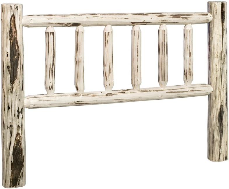 Montana Woodworks Log King Headboard - Unfinished