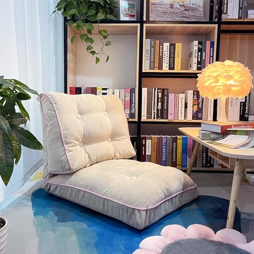 Lazy Simple Sofa Tatami Single Small Folding Back Chair Balcony Recliner Bedroom Bay Window Sofa(A)