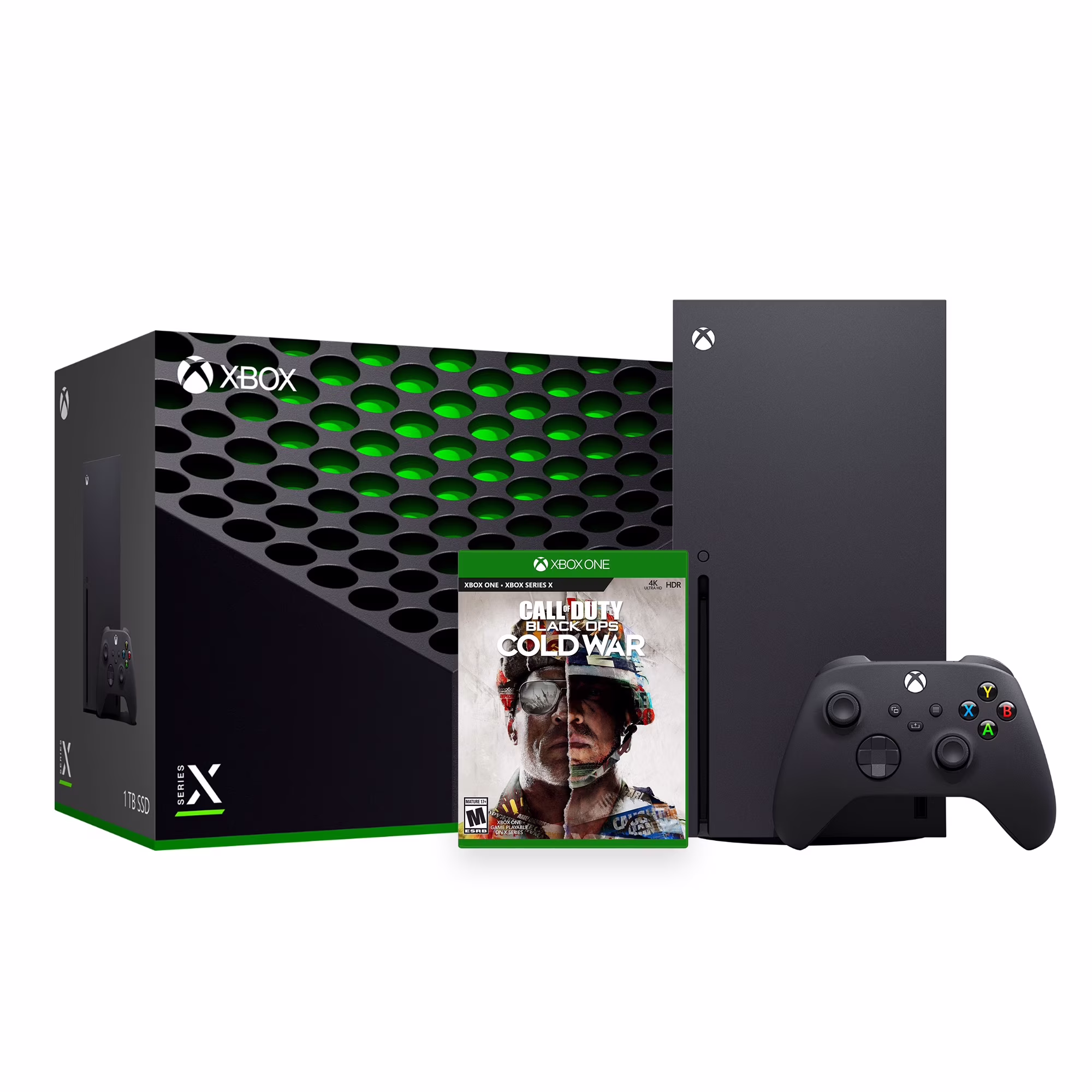 Xbox Series X 2023 Bundle - 1TB SSD Flagship Console + Wireless Controller & CoD: Black Ops Cold War
