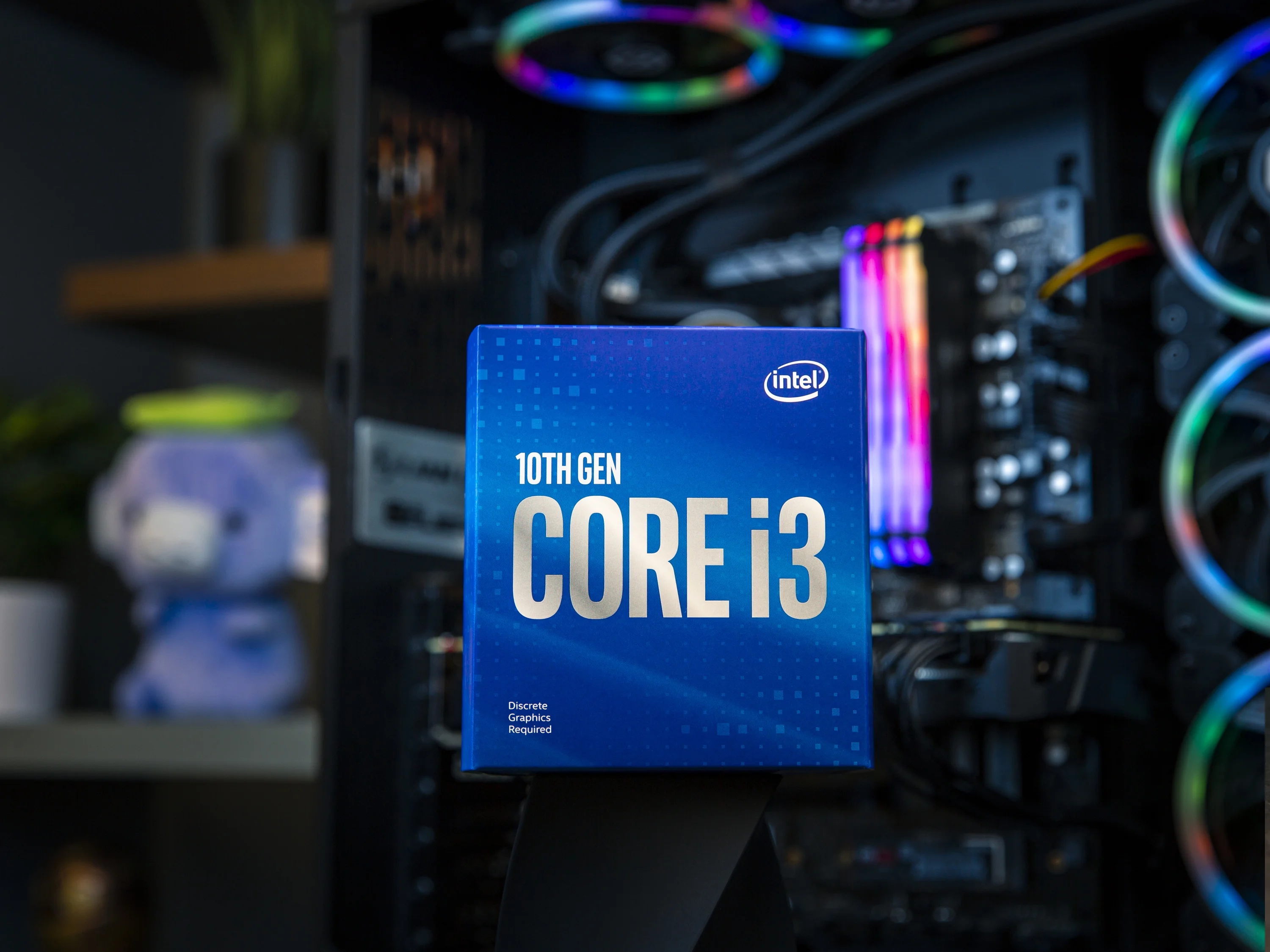 Intel Core i3-10100F Desktop Processor (CPU) - 4 cores & 8 threads- Up to 4.30 GHz Overclocking Speed - Socket LGA-1200 - 6MB Intel Smart Cache - Intel Optane Memory supported