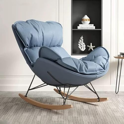 Bedroom Comfy Rocking Chair,Ergonomic Design Upholstered Glider Chair,Lounge Chair Recliner,for Sunroom Office,Lazy Chair,Modern Accent Chair