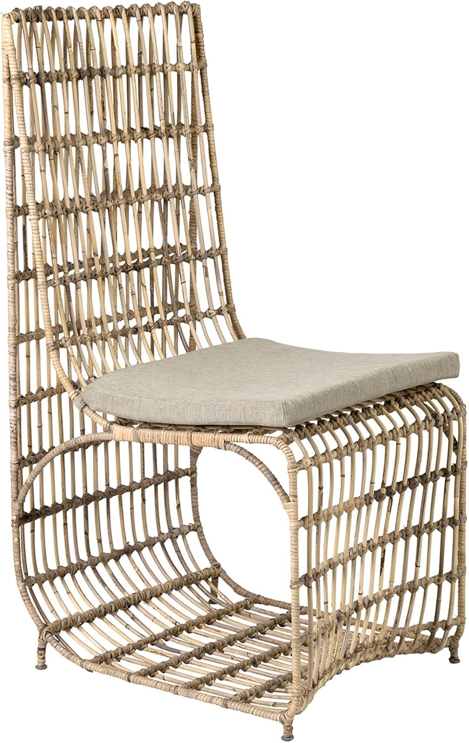 East at Main Indigo Road by Egypt Sherrod Marvel Rattan Natural Dining Chair