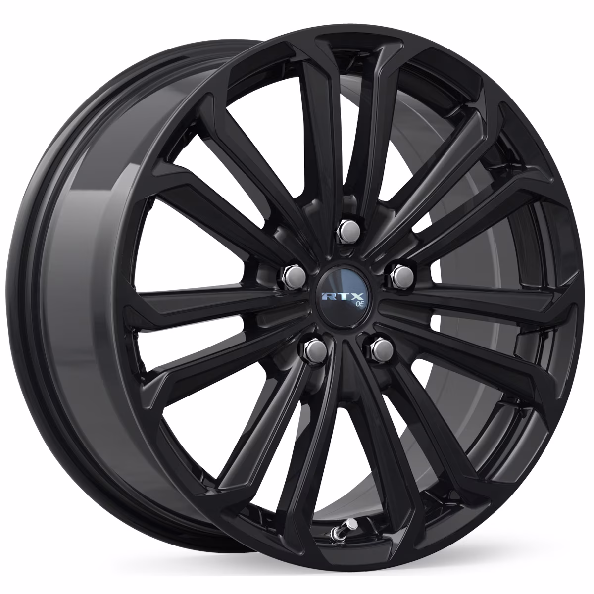 RTX Aura 16x7 5x100 ET38 CB54.1 Gloss Black Wheel