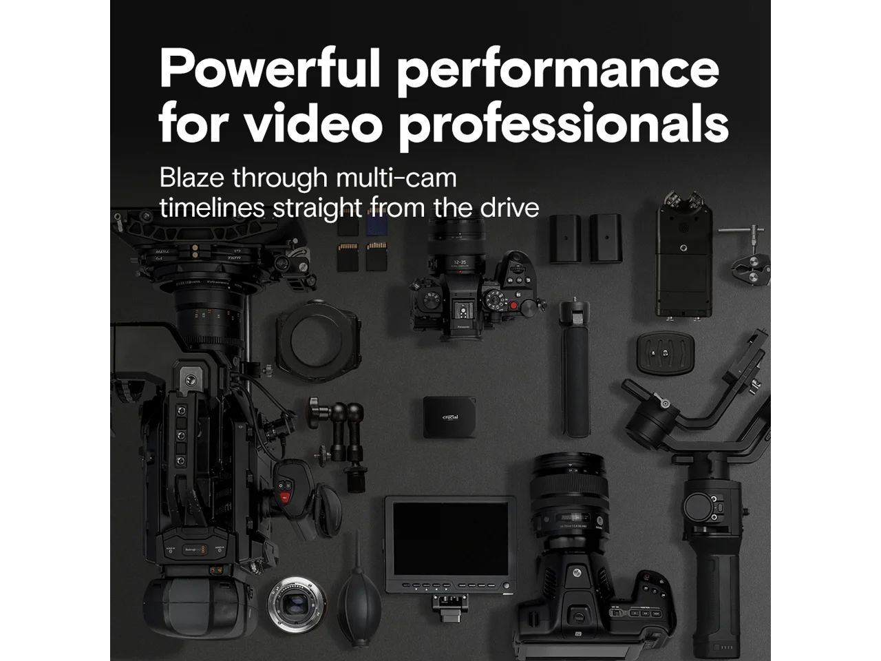 Crucial X10 Pro 2TB SSD - 2100MB/s Read/Write - Water/Dust Resistant - USB 3.2 External Drive