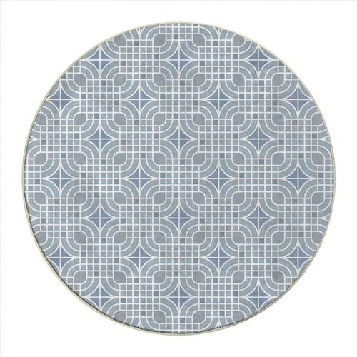 Round Rug 5 FT Vintage Chair Mat for Carpet Mandala Anti-Slip Floor Protector Mat Non-Slip Desk Chair Mat for Rolling Chair