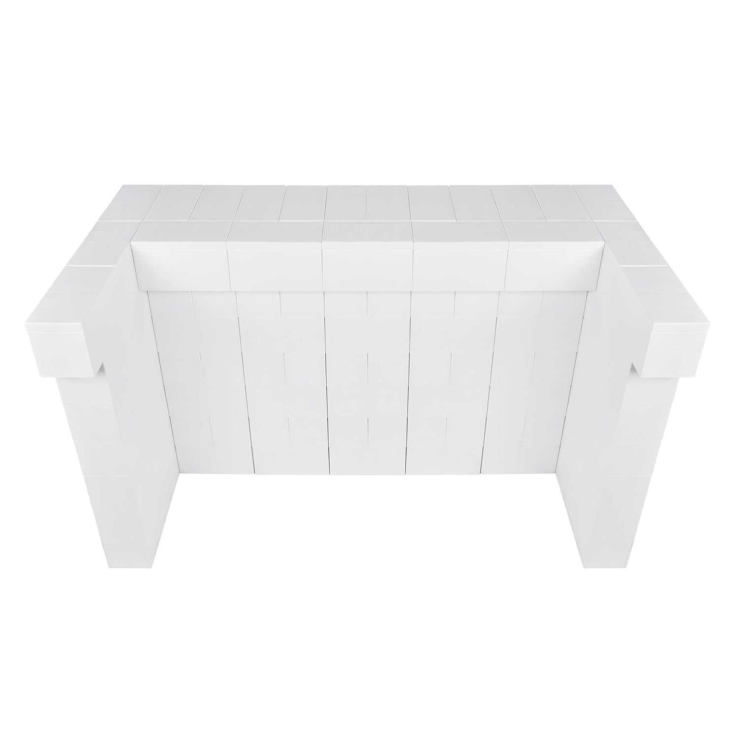 EverBlock 6’ Cantilever Bar & Counter Kit | for Home, Sales or Event Use | Giant Building Blocks | Easy to Connect & Reuse | Indoor & Outdoor Use | Build Displays & Structures | Transluscent