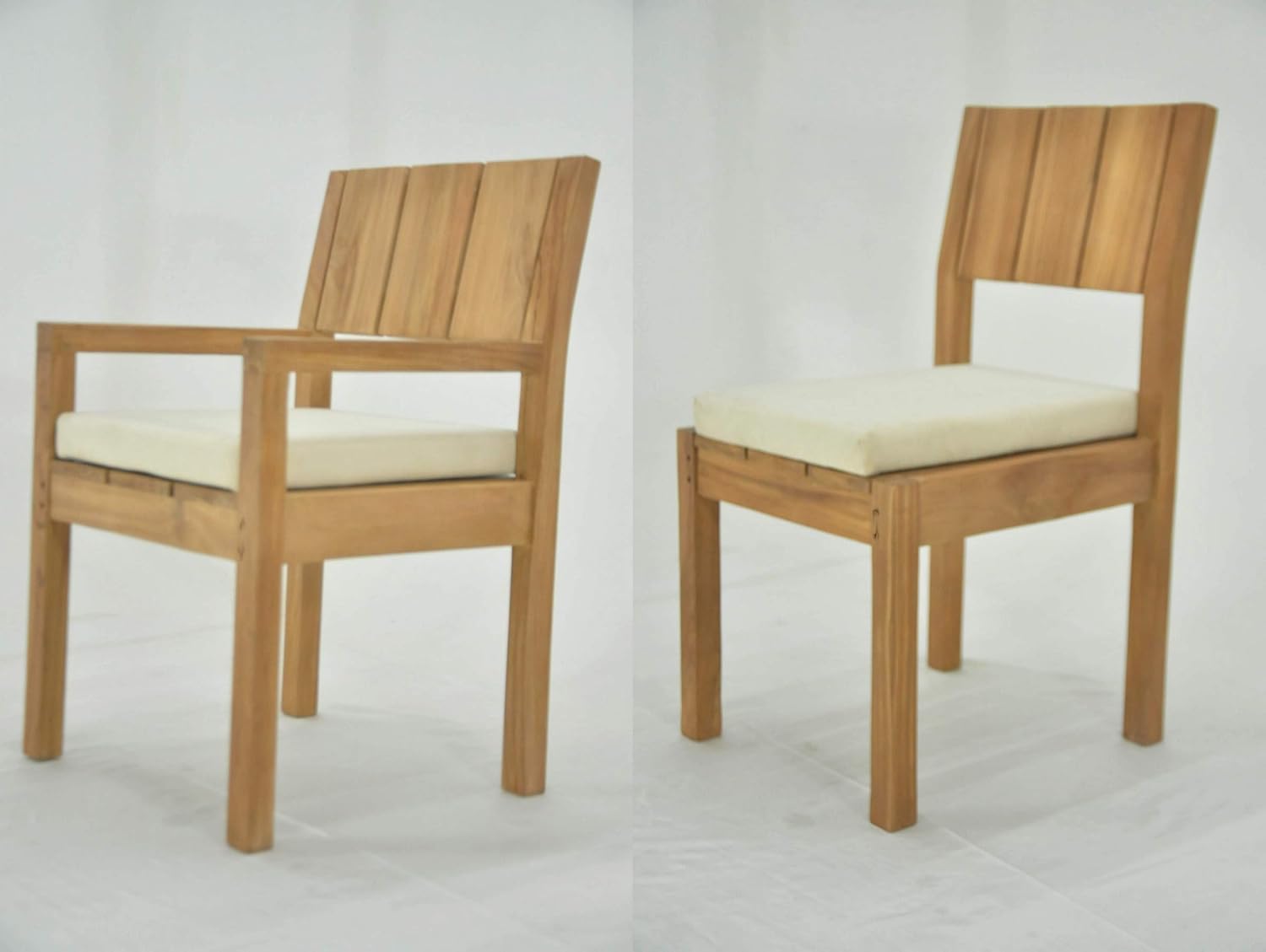 Grade-A Teak Wood 5 Seater 6 Pc Dining Set: 48