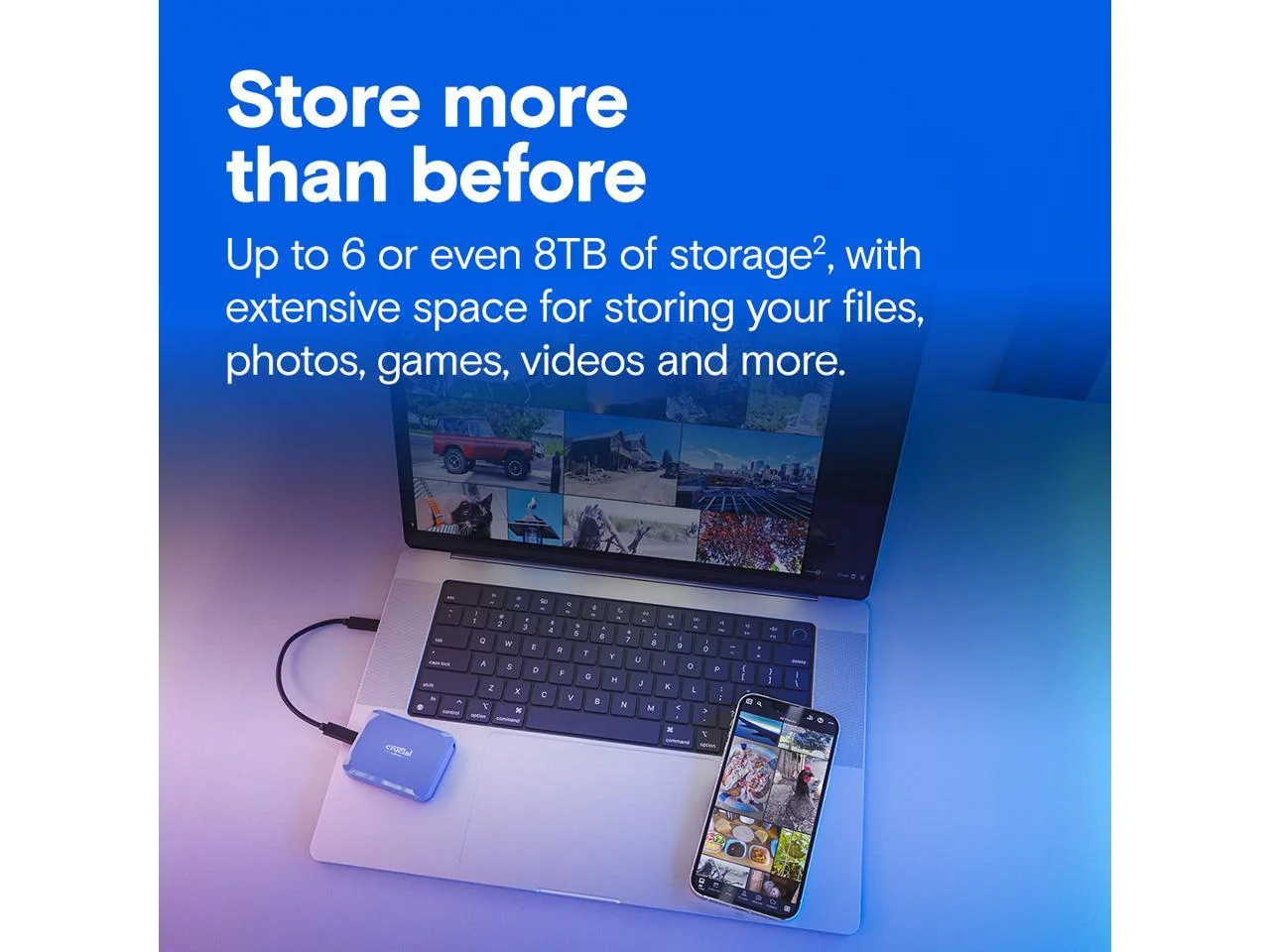 Crucial X10 6 TB Portable Solid State Drive - External (ct6000x10ssd9)