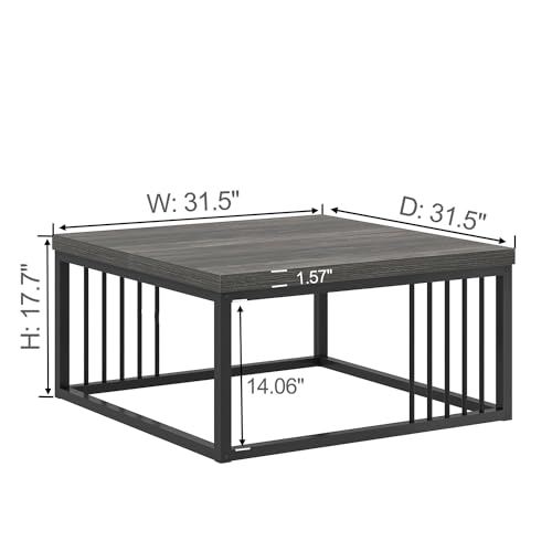 FOLUBAN Modern Coffee Table, 31.5