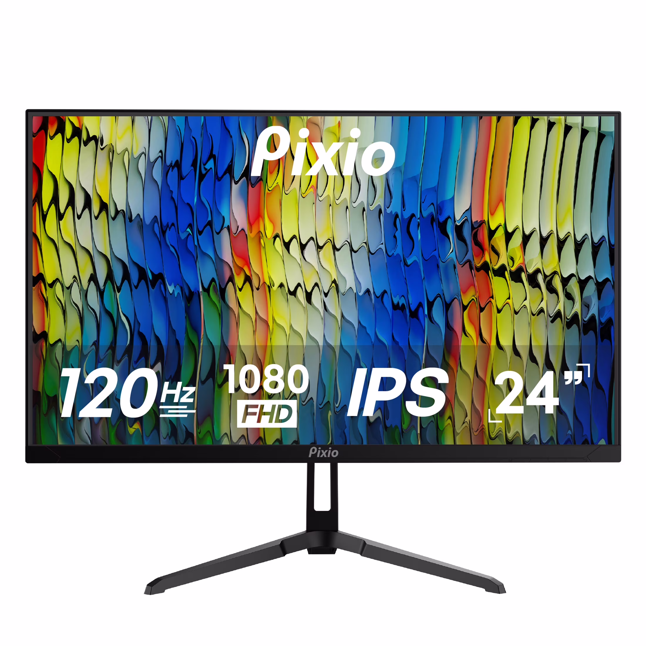 Pixio PX246 Wave 24 inch 120Hz Refresh Rate FHD 1080p Resolution IPS Panel 4ms GTG Response Time Gaming Monitor with Adaptive Sync