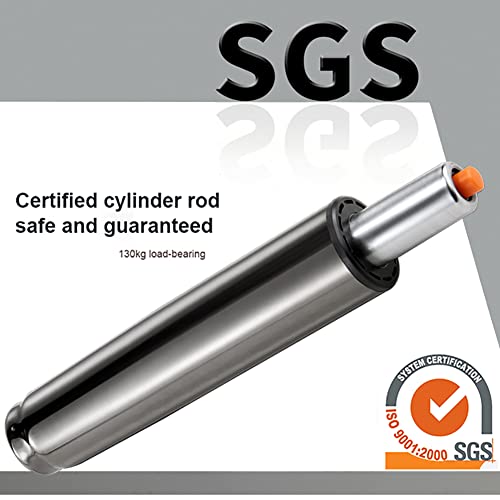 PU Leather Thick Padding Swivel Rolling Stool Height Adjustable Hydraulic Chair with 5 Wheels for Medical Spa Massage Salon Home Office Clinic Tattoo Kitchen (White)