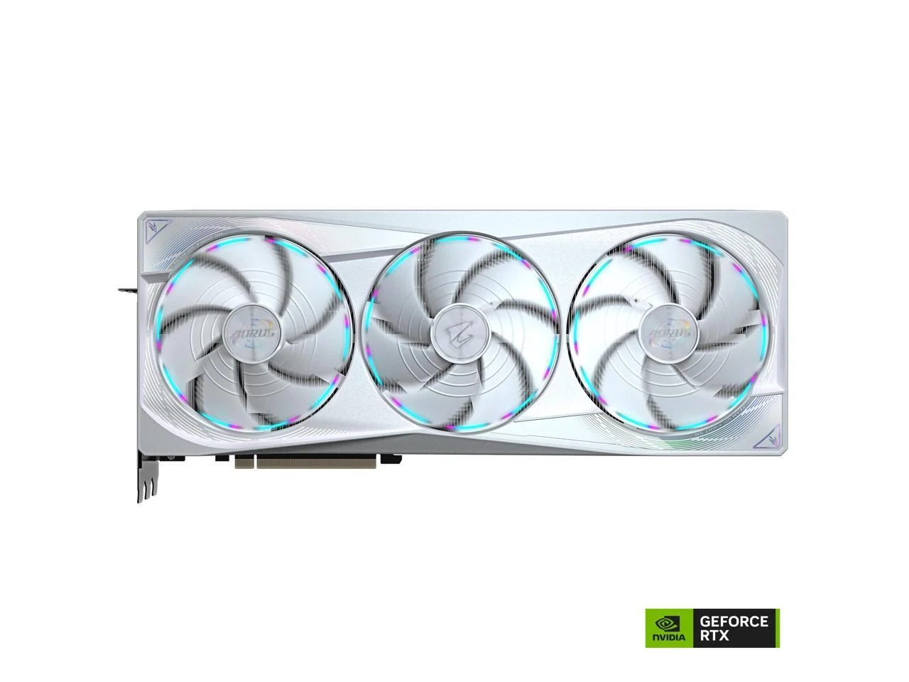 GIGABYTE AORUS GeForce RTX 5080 MASTER ICE 16G, 16 GB GDDR7, PCI Express 5.0, 3 DisplayPort, HDMI