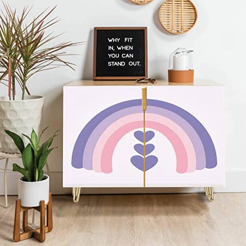 Scandinavian rainbow simple colors for nursery room decor Wooden Door Accent Cabinet 2 Doors Storage Table Bar Cabinet TV Stand Entryway Cabinet Sideboard for Kitchen Living Room Hallway