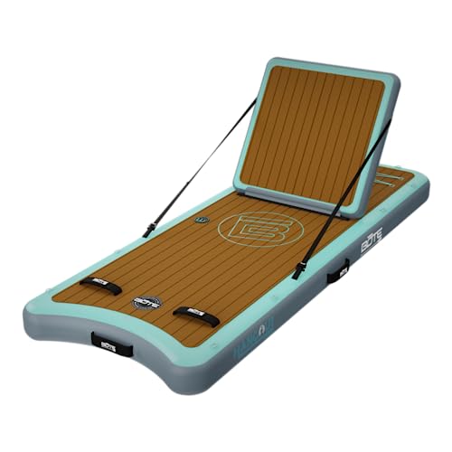 BOTE Aero Inflatable Hangout Suite Lounge Float Chair Removable Back Rest Adjustable Reclining Pool Lake Beach Adults Kids Family Friendly 8 FT Blow Up Multiple Color Options