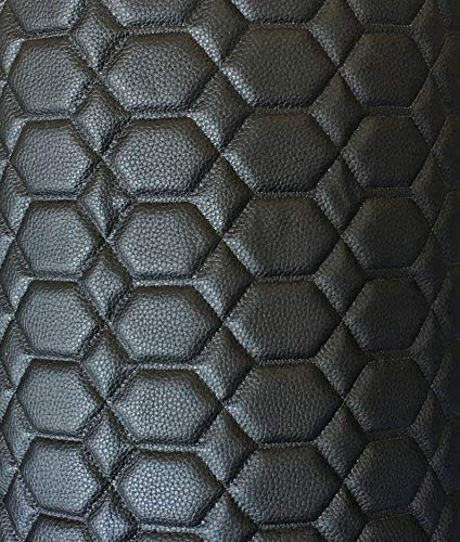 LUVFABRICS Diamond Quilted faux leather vinyl foam backed- Automotive, headliner, furniture upholstery, DIY projects, Headboards, home decor & More! 54