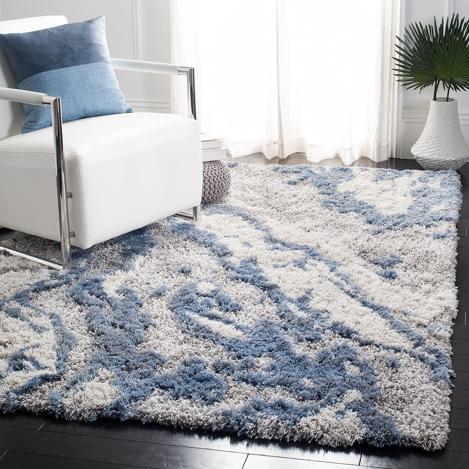 SAFAVIEH Horizon Shag Collection Area Rug - 5'3