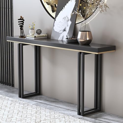 Console Table for Entryway, Hallway Table/Bookshelf, Narrow Entryway Table, Narrow Sofa Table for Living Room, for Dining Room, Kitchen, Hallway, Cupboard Console Table(Size:80cm/31.5in)