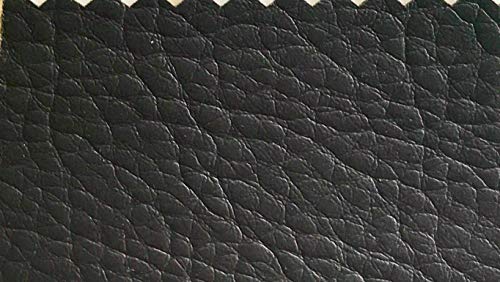 The PU Leather Ektorp Footstool Cover Replacement is Custom Made for Ikea Ektorp Ottoman Or Stool Slipcover (Leather Black)