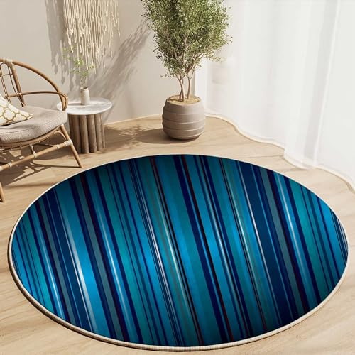 Round Rug 5 FT Abstract Jellyfish Office Chair Mat for Hardwood Floor Pink Black Chair Rugs Floor Protectors Thick Floor Mat for Carpet and Hardwood Floors