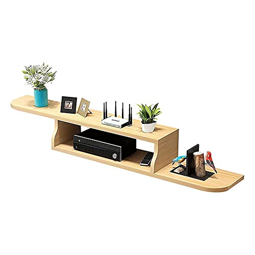 TV Stand Tv Stand Cabinet Tv Wall Units for Living Room Wall Hanging Tv Standfloating Tv Unitwall-Mounted Tv Cabinet Shelf Router Shelf DVD Set-Top Box Storage Rack/C/100Cm/a/120C