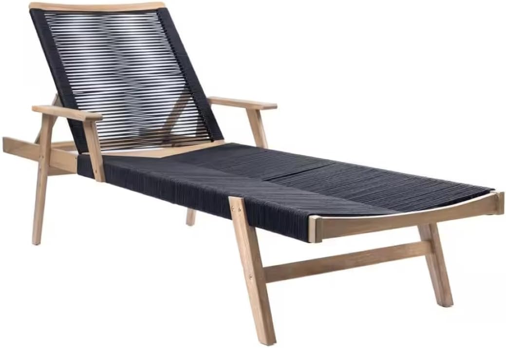 Acacia Wood Outdoor Terrace Sun Loungers NE89922