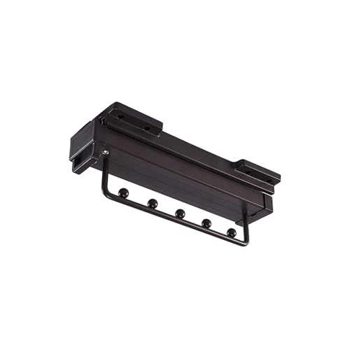 Pull Out Hanger Metal, Sliding Wardrobe Closet Rod Hanging Rod, for Closet/shallow cabinet/wardrobe/narrow cabinet, Closet Organizer Rack for Pants and Coat(47cm)