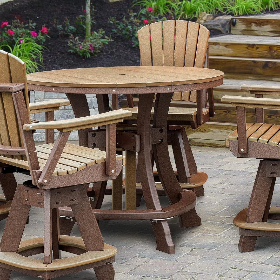 American Furniture Classics Counter Height Dining Table, Cedar & Tudor Brown