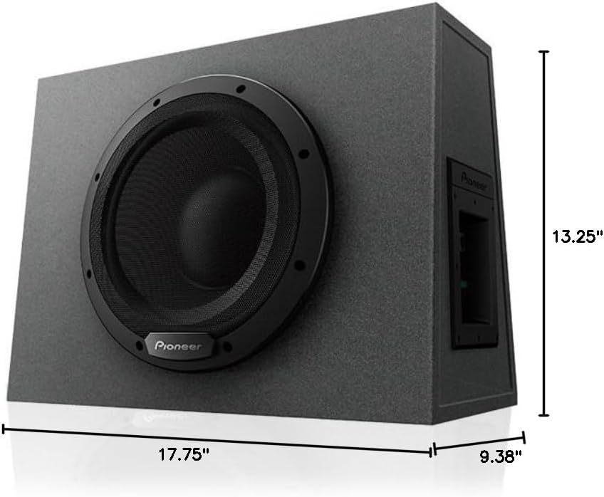 Pioneer TS-WX1010A 10” Sealed enclosure active subwoofer with built-in amplifier