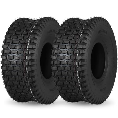 (2 Pack) 18 x 8.50-8 Lawn Mower Tubeless Tire, 18x8.5-8 for Tractor Riding Lawnmowers, 4 Ply, Turf-S Pattern