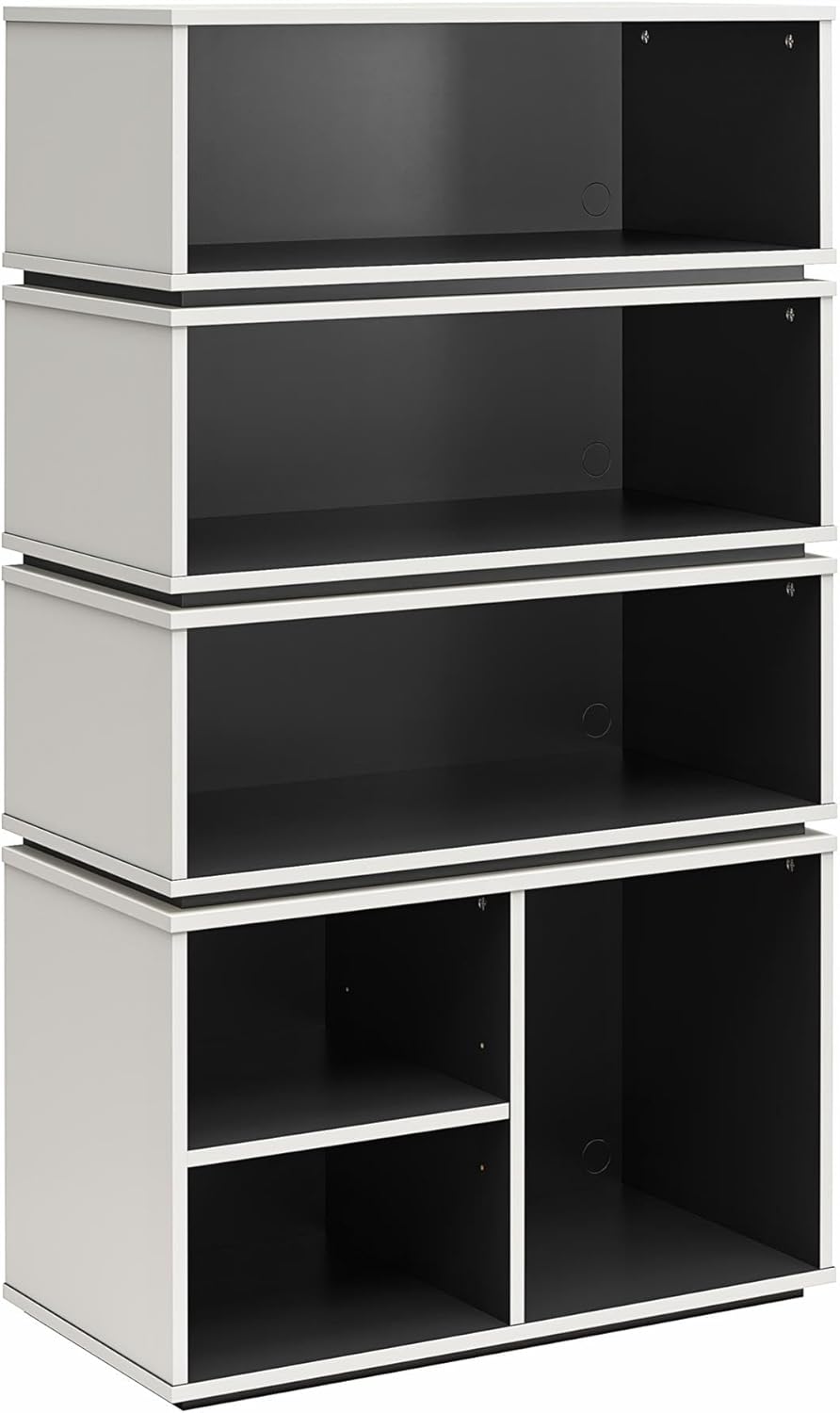 Shadow Gaming & Collectable Display Storage Bookcase, White