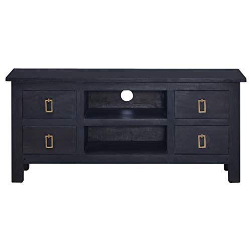 Living Room TV Desk Storage Bookcase Shelf, Dresser TV Cabinet, Bedroom, Living Room Storage Drawer Unit, TV Cabinet Light Black Coffee 39.4