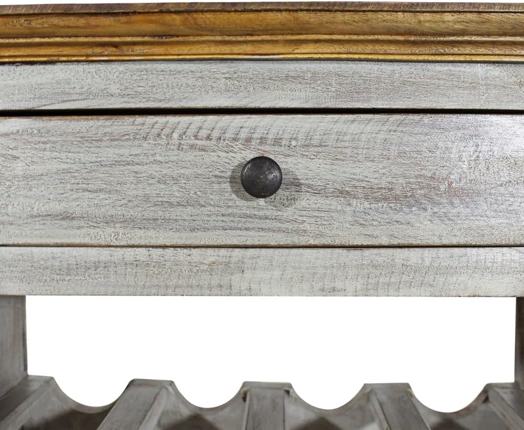 (Fast Shipments) Wine Rack, Wine Rack Cabinet for Pantry, Kitchen, Cabinet, Cellar, Bar Wine Rack Solid Reclaimed Wood 21.7