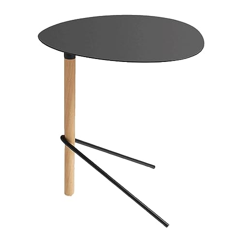 End Table Portable End Table Iron Side Tables Modern Tray Table Unique Coffee Table for Bed or Sofa Side Home and Office Bedside Table Space-saving