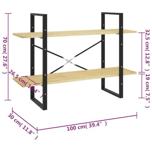2-Tier Book Cabinet 39.4