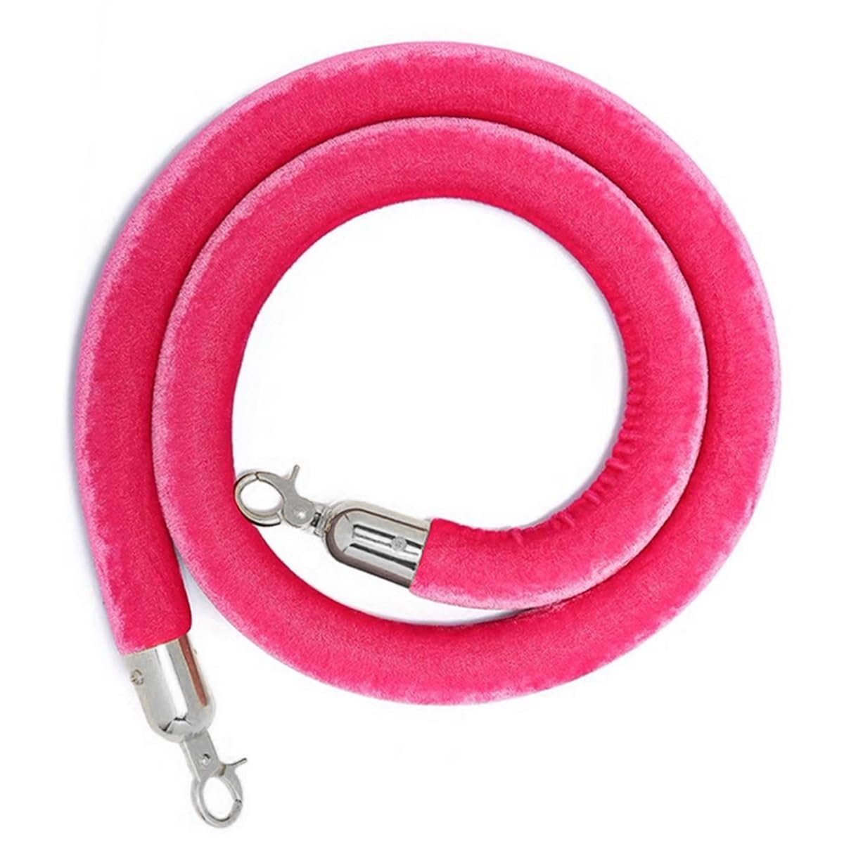 Velvet Rope Wall Mounted, Hanging Barriers Rope with 2 Wall Hooks Kits, Post Stanchion Queue Hanging VIP Rope for Movie Theaters & Red Carpet Event Crowd Control Stanchion Rope, 3Ft-13Ft(I2,2.1m/7ft)