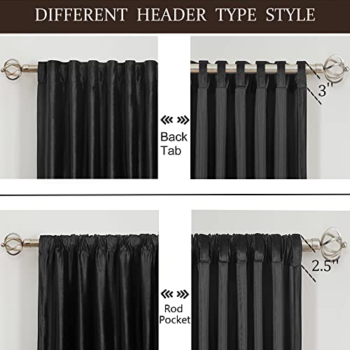 100% Full Blackout Champagne Beige Velvet Curtains 84 inch Long for Living Room,Set of 2 Liner Rod Pocket Back Tab Thermal Window Curtains Room Darkening Heavy Decorative Curtains Drapes for Bedroom