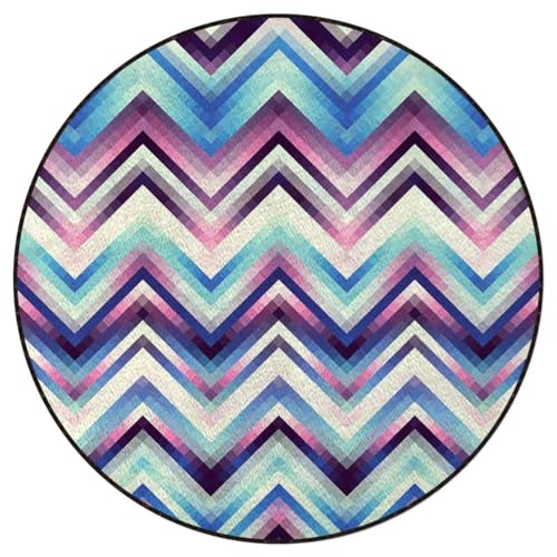 Vermilion White Gaming Chair Mat Office Chair Mat for Carpet and Hardwood Floor Round Rug Floor Protector for Rolling Chair Classic Silhouette Forest Springtime Diameter 43.3 in, Flower_09649