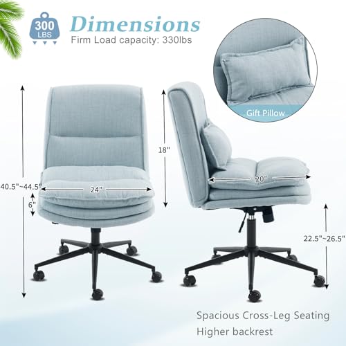 VINGLI Cloud Criss Cross Legged Chair,18