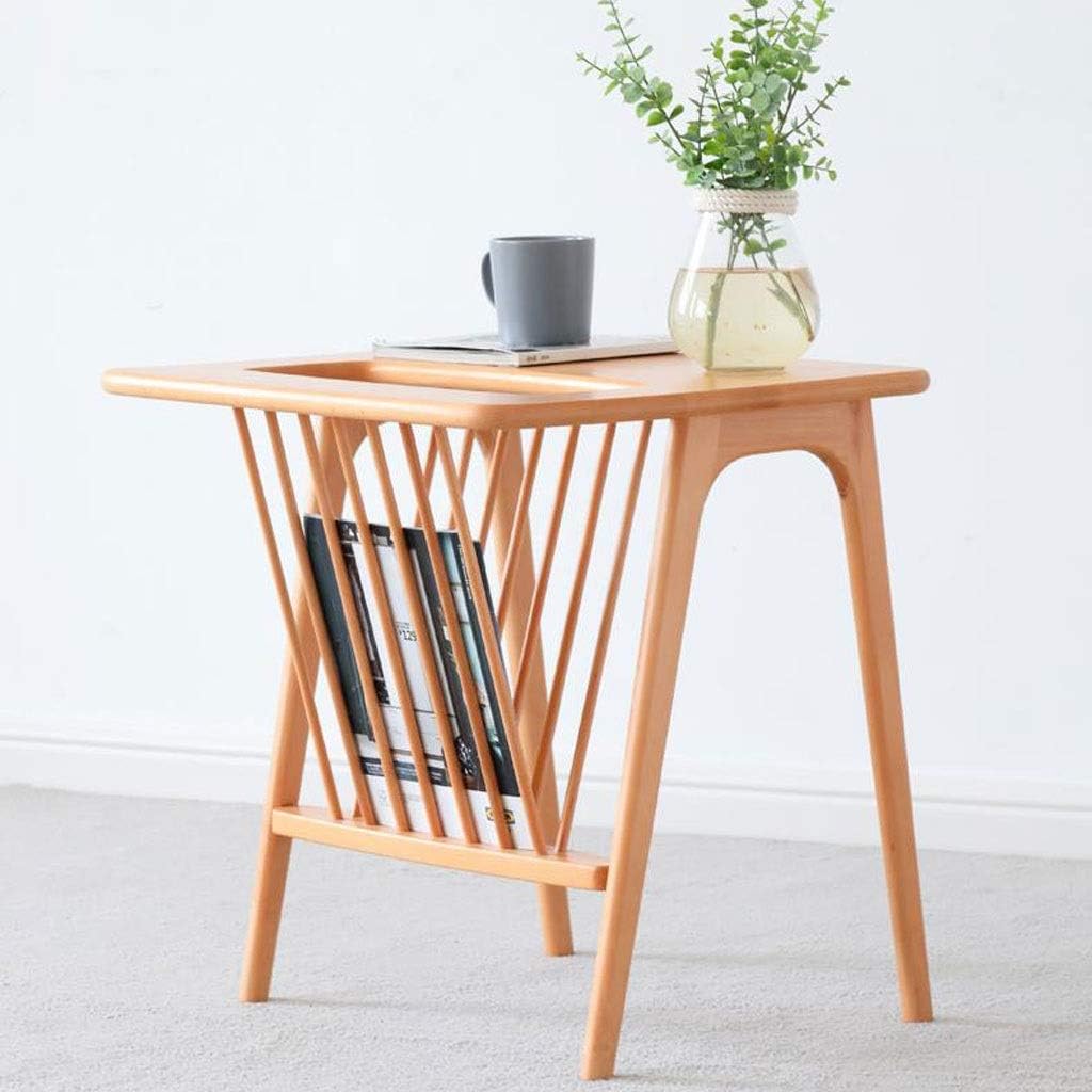 Sofa Side End Table End Table Solid Wood Small Coffee Table Wooden Side Tables Modern Bedside Sofa Corner Table for Living Room Furniture