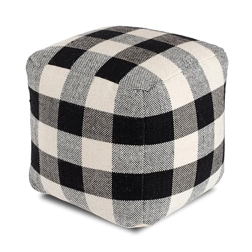 Anji Mountain 100% Handmade & Handcrafted Comfortable Home Décor Pouf Ottoman Footrest for Living Room, Bedroom, Nursery, Kidsroom, Patio Furniture - (20