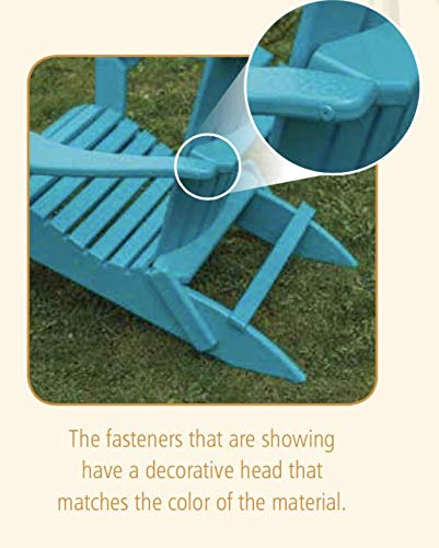 Dark Gray-Poly Lumber Folding Adirondack Chair with Rolled Seating Heavy Duty Everlasting Lifetime PolyTuf HDPE - Made in USA - Amish Crafted