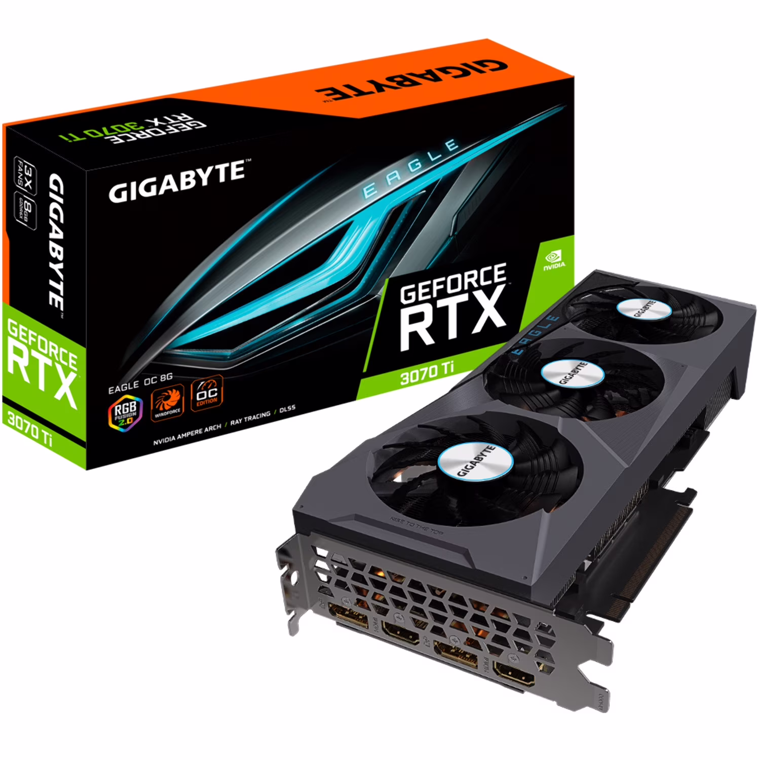 GIGABYTE NVIDIA GeForce RTX 3070 Ti Graphic Card, 8 GB GDDR6X