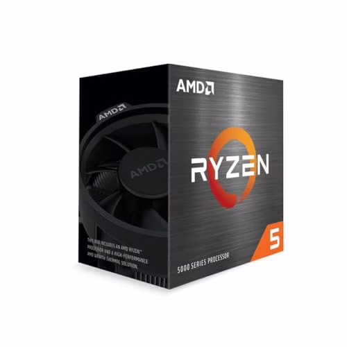 AMD Ryzen 5 5600 3.5 GHz 6-Core AM4 Processor with Wraith Stealth Cooler - 100-100000927BOX