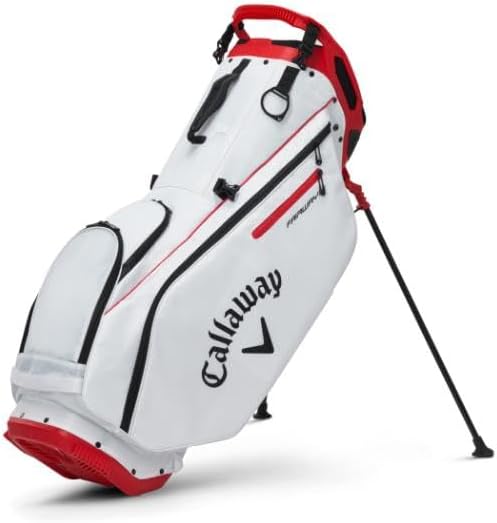 Callaway Golf Fairway 14 Stand Bag (WHT/FIRE RED)