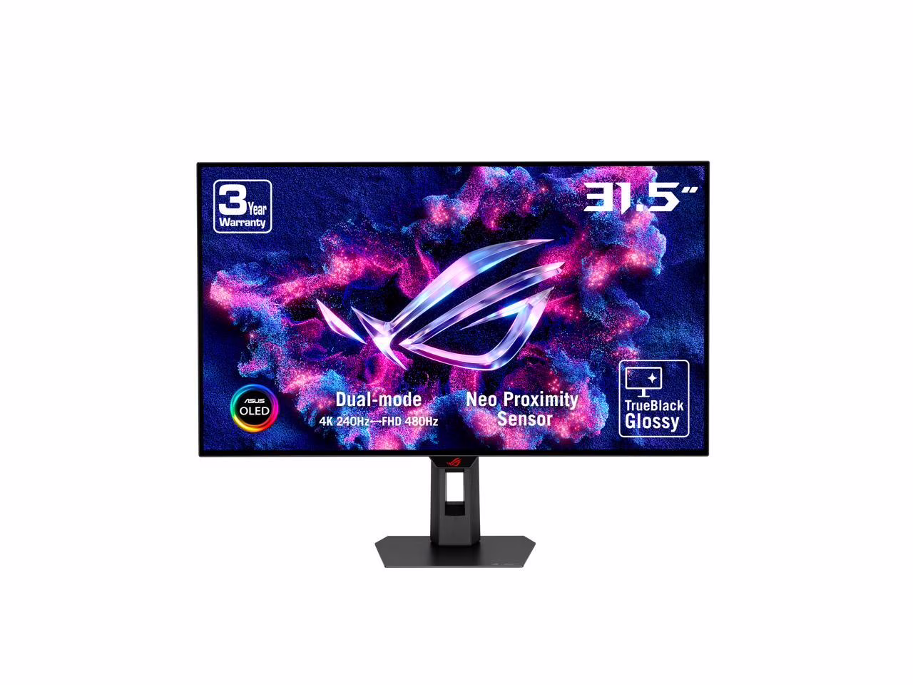 ASUS ROG Strix OLED XG32UCWMG Gaming Monitor 32" 4K(3840 x 2160) 240 Hz OLED 0.03ms(GTG) FreeSync Premium Pro & G-Sync Compatible DCI-P3 99%